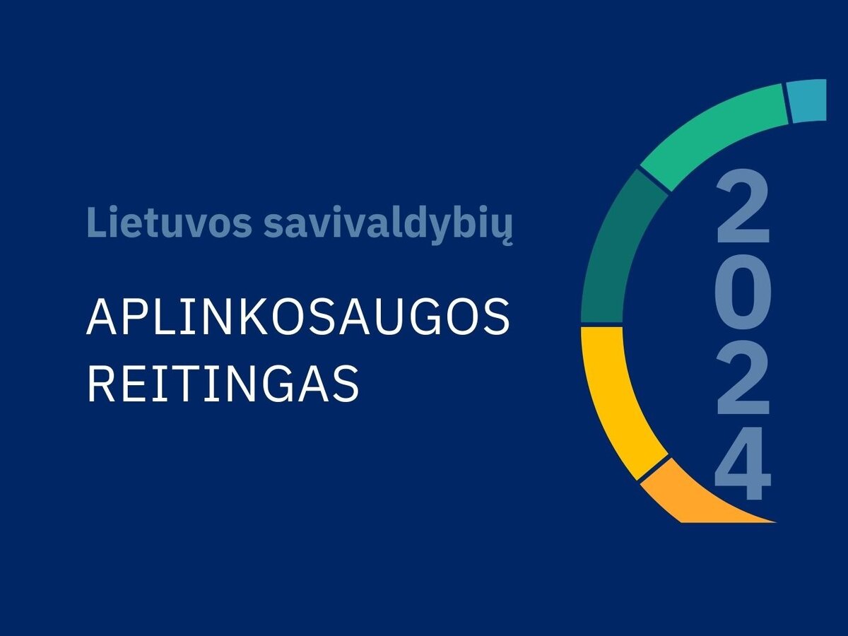 Pristatytas 2024 M. Lietuvos Savivaldybių Aplinkosaugos Reitingas ...